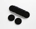 GANSSIA 1 Inch (25mm) Black Color Buttons 2 Holes Resin Button for Sewing and Craft Pack of 100pcs