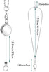 Retractable Lanyard for Women Fashion Chain Necklace Strong Lanyards for ID Badges Key Lanyards