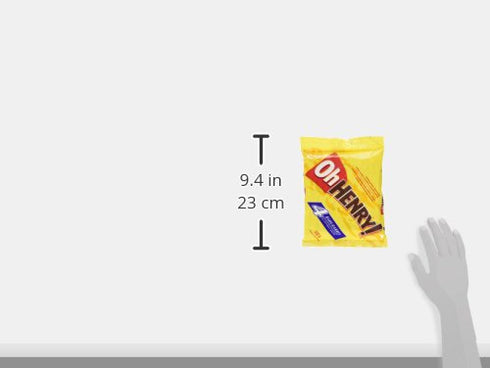 4 Full Sized OH Henry! Chocolate Candy Bars 232g {Imported From Canada}