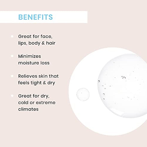 Timeless Skin Care Squalane Oil 100% Pure - 8 oz - Lightweight, Plant-Based Dry Oil - Improves Skin Elasticity & Radiance - Regulates Oil Production - All Skin Types, Including Acne-Prone Skin