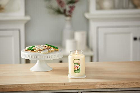 Yankee Candle Christmas Cookie Scented, Classic 22oz Large Jar Single Wick Candle, Over 110 Hours of Burn Time