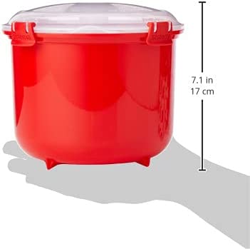 Sistema BPA-Free Rice Cooker (2.6L) & Round Microwave Food Container (915ml)