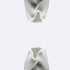 8.2Inch White Modern Decorative Ceramic Vase , Unique Bottle Mouth and Simple Lines Design for Bookshelf Fireplace Flowers Home Office Decoration