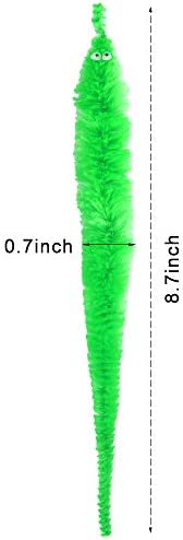 ONESING 19 Pcs Magic Worms Toys Wiggly Worms On String Twisty Fuzzy Worm Toys for Carnival Kid Party Favors Xmas Gifts