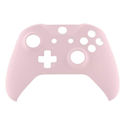 eXtremeRate Cherry Blossoms Pink Faceplate Cover, Front Housing Shell Case, Comfortable Soft Grip Replacement Kit for Xbox One S & Xbox One X Controller (Model 1708) - Controller NOT Included