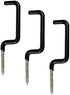 Archery Bow Hook Real Tree Stand Bow Hangers Bow Gear Holder Outdoor Hunting Accessory Black(10 pcs/Pack