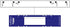 Tabbies 9-5/8 x 2 Inches File Pocket Handles, Dark Blue/White, 48 per Pack (TAB68807)