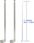 Bingfu Police Radio Scanner Antenna 20-1300MHz 7 Section Telescopic BNC Male Antenna 2-Pack Ham Radio Handheld CB Radio Antenna for Uniden Whistler Police Radio Scanner Two Way Radio Frequency Counter