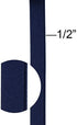 Bias Tape ~ 1/2" Wide Double-fold Bias Tape ~ Navy ~ Poly Cotton (10 Yards/Pack)~ Made in USA