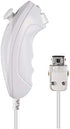 2 Pack Wii Nunchucks Controller, kiwitatá Nunchuk Replacement Video Game Pad Joystick for Wii Wii U Remote Console White
