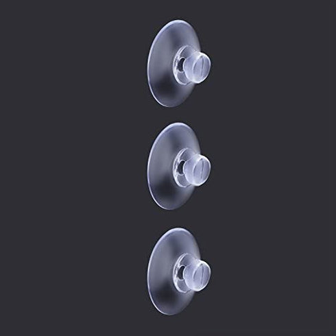 Outus Small Clear Plastic Suction Cup Without Hooks -20 mm -20 Packs