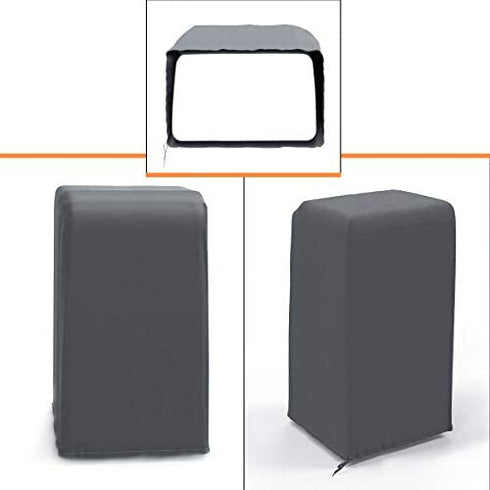 Luxiv Portable Air Conditioner Cover, Gray Portable AC Unit Cover 15 x 18 x 30 Anti-Dust Portable Air Conditioner Storage Bags Protection Cover for Mobile AC (Gray)