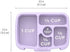 Bentgo® Kids Prints Tray with Transparent Cover - Reusable, BPA-Free, 5-Compartment Meal Prep Container with Built-In Portion Control for Healthy Meals At Home & On the Go (Unicorn)