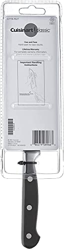 Cuisinart C77TR-5SUT Triple Rivet Collection 5" Serrated Utility Knife, Black