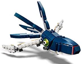 LEGO Creator 3in1 Deep Sea Creatures 31088 Building Toy Set for Kids, Boys, and Girls Ages 7+ (230 Pieces)