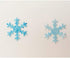48pcs 1.77" Christmas Wafer Edible Snowflakes Cupcake & Cake Toppers Decoration for Winter Frozen Theme Party