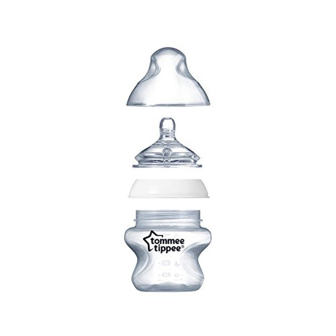 Tommee Tippee Closer to Nature Extra Slow Flow Baby Bottle Nipples, 0m+ – 2pk