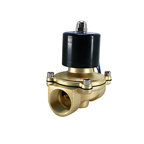 HFS (R) 12v Dc Electric Solenoid Valve Water Air Gas, Fuels N/c - 1/4IN NPT Available (12V DC 1/4IN NPT)
