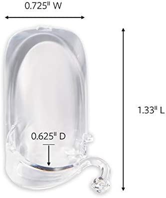 Command Outdoor Rope Light Clips, Damage Free Hanging Outdoor Clips with Adhesive Strips, Wall Clips for Hanging Outdoor Lights and Cables, 12 Clear Clips and 16 Command Strips