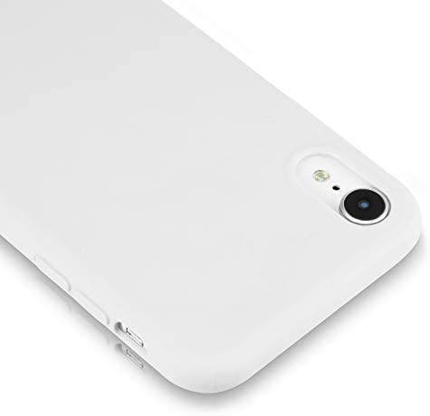 for iPhone XR White Case, technext020 Shockproof Ultra Slim Fit iPhone 10R Cover TPU Soft Gel Rubber Cover Shock Resistance Protective Back Bumper for Apple iPhone XR White