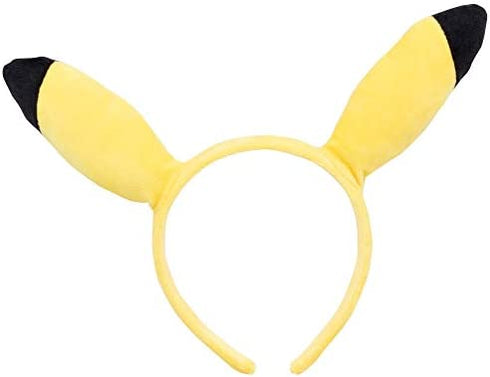 Pokémon Pikachu Plush Headband - Pikachu Ears for Halloween, Accessory, Dress Up, Pretend & More - One Size Fits All