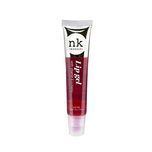 5 PACK NK Lip Gel with Vitamin E Bubble Gum, Argan, Strawberry, Cherry and Rosehip Lip Gloss by Nicka K New York