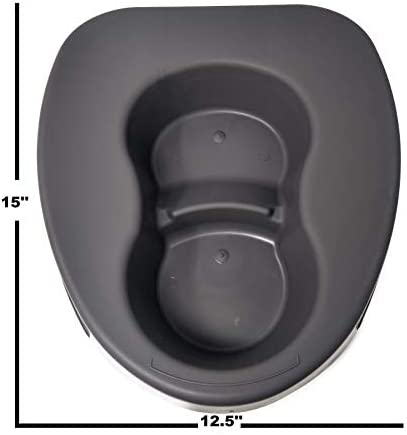 Heavy Duty Large Bariatric Bedpan – Wide Smooth Contoured Stackable Bed Pan – Portable and Easy to Clean - for Bed-Bound/Bedridden Patient. for Women and Men