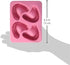 Fairly Odd Novelties FON-10014 Smile Teeth Denture Shaped ICE Tray Mold Perfect Gag or White Elephant Gift for Dentists or Seniors makes 4 Cubes One Size Pink