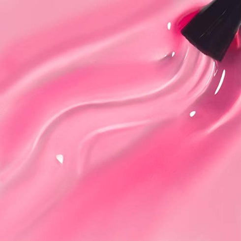 RARJSM Sheer Pink Gel Polish, Transparent Pink Gel Nail Polish, 15ML Natural Nail Polish Color UV LED Cured Gel French Manicure Spring Summer Nail Art