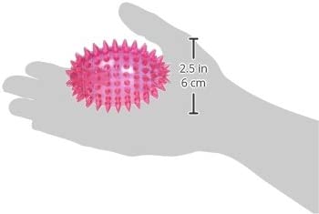 Gnawsome™ 3.5” Spiky Squeaker Football Dog Toy - Small, Cleans Teeth and Promotes Good Dental and Gum Health for Your Pet, Colors will vary