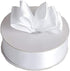 IHKFILAN Double Face Satin Ribbon 1Inchx25Yards Double Sided Solid Polyester Ribbon for Gift Wrapping Party Hair Braids Bow Baby Shower Decoration Floral Arrangement Craft Supplies,White