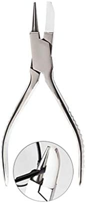 Round & Nylon Jaw Eyeglasses Frame Pliers, Eye Glasses Adjusting Pliers Optical Optician Tool, Eyeglasses Repair Tool Adjusting Eyeglasses Frame Leg, Optical Eyewear Parts Hand Repairing Tool