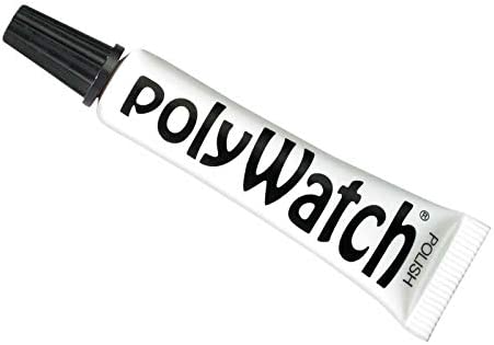 Polywatch Plastic Watch Crystal Scratch Remover String Buff Soft Polisher and Polishing Cloth