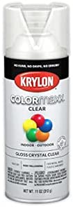 Krylon K05515007 COLORmaxx Acrylic Clear Finish for Indoor/Outdoor Use, Gloss Crystal Clear