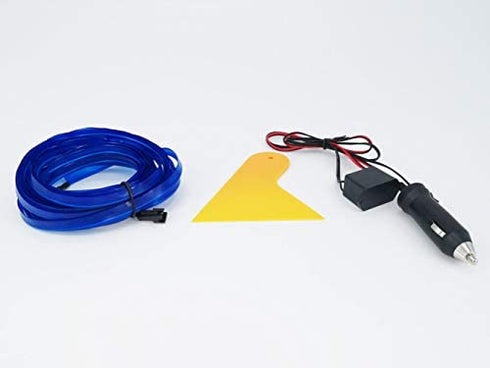 ABALDI El Wire, Interior Car Lights, Car LED Lights Inside Your Car for Car Interior Decoration(3m/9ft, Blue)