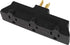 GE 3-Outlet Extender, Heavy Duty Power Splitter, Grounded, Wall Tap Adapter, 3-Prong, 1875 Watts, UL Listed, Black, 50911