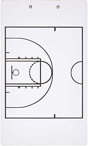 Murray Sporting Goods Basketball Coaches Clipboard | Dry Erase Double-Sided Basketball Clipboard for Coaching | Double-Sided Basketball Coach Marker Whiteboard