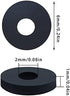 6500pcs Black Flat Round Polymer Clay Spacer Beads for Jewelry Making 6mm Polymer Clay Disc Beads for Bracelets Necklace Earring DIY Craft Making (Black, 6mm)