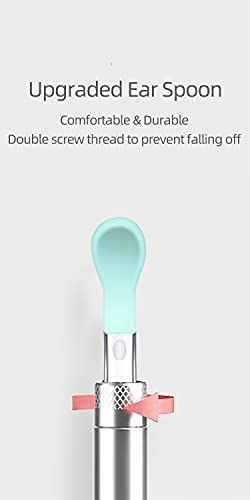 Bebird Ear Cleaner Replacement Tips, 16 Pieces Waterproof Silicone Ear Spoon for Ear Wax Removal Endoscope, BEBIRD Original Ear Cleaner Tips for M9 Pro/X11 Pro/C3 Pro/K10/X17 Pro/T5 (Latest Version)