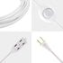 GE 42803 3 Outlet Extension Cord with On/Off Switch Perfect for Lamps, Holiday and Christmas Lights, 9 ft, White