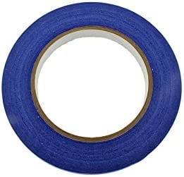 3pk 1/2" in x 60 yd Blue Painters Tape Medium High Tack Sticky Paper Masking Tape Edging Small Projects Fine Trim Detailing Multi Surface Clean Release 21 Day Easy Removal No Residue 12MM .5 inch