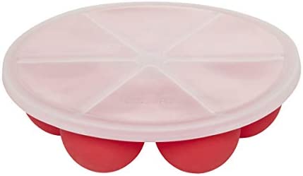 Instant Pot - 5252242 Instant Pot Official Silicone Egg Bites Pan with Lid, Compatible with 6-quart and 8-quart cookers, Red