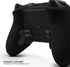 Elite Series 2 Studded Grip Skin for Xbox One Elite Series 2 Controller (NOT for Series X/S/Elite 1) by Foamy Lizard - Sweat Free Silicone w/Flat Top Anti-Slip Studs + 8 QSX-Elite Thumb Grips (Black)