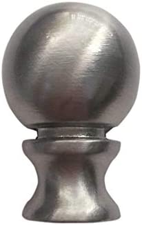 Lamp Finials 2 Pack Lamp Shades Finials Cap Knob Lamp Decoration for Lamp Harp Holder, Brushed Nickel
