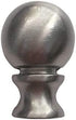 Lamp Finials 2 Pack Lamp Shades Finials Cap Knob Lamp Decoration for Lamp Harp Holder, Brushed Nickel