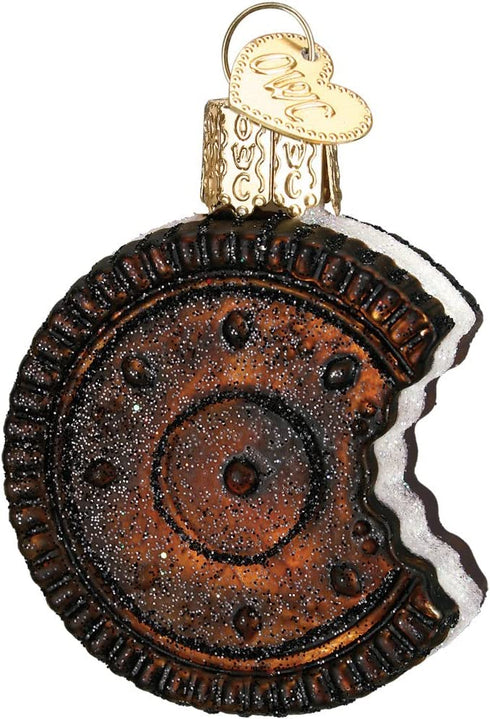 Old World Christmas Ornaments: Sandwich Cookie Glass Blown Ornaments for Christmas Tree