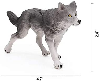 7Pcs Wolf Toy Figurines Set Wolf Animals Figures (Wolf Set A)