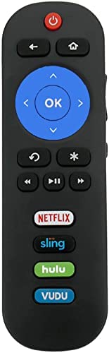 Replacement Remote for Philips Roku TV Remote, Universal fit for All Philips Roku TV 32PFL4664/F7 40PFL4662/F7 43PFL4662/F7 50PFL4662/F7