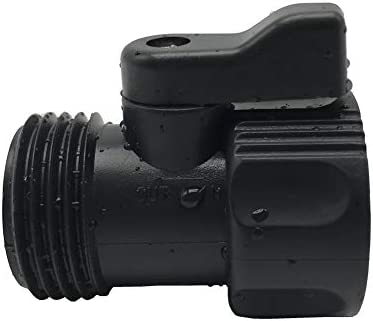 ALKARAMA 10 Pack Plastic Garden Hose Shut Off Valve Water Shutoff Valve Shut-Off Ball Valve Standard 3/4'' Thread Connector Coupling