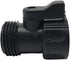 ALKARAMA 10 Pack Plastic Garden Hose Shut Off Valve Water Shutoff Valve Shut-Off Ball Valve Standard 3/4'' Thread Connector Coupling